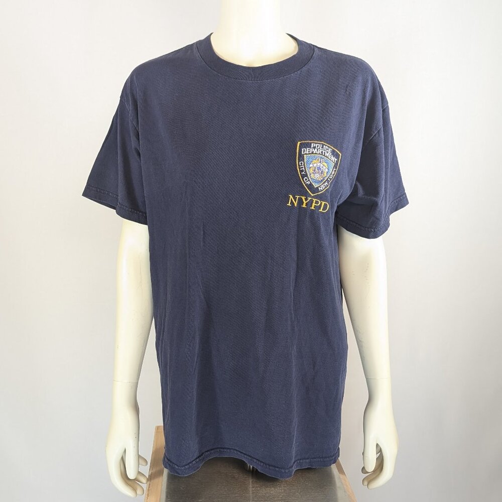 NYPD embroidered logo tshirt